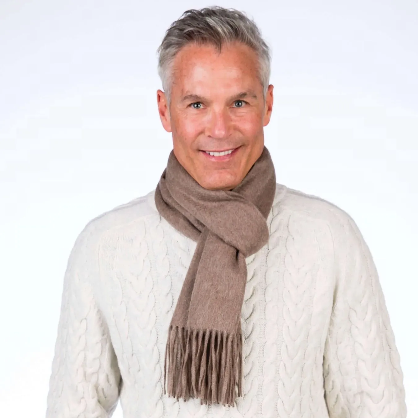 100% Cashmere Woven Scarf (Choice of Colors) by Alashan Cashmere