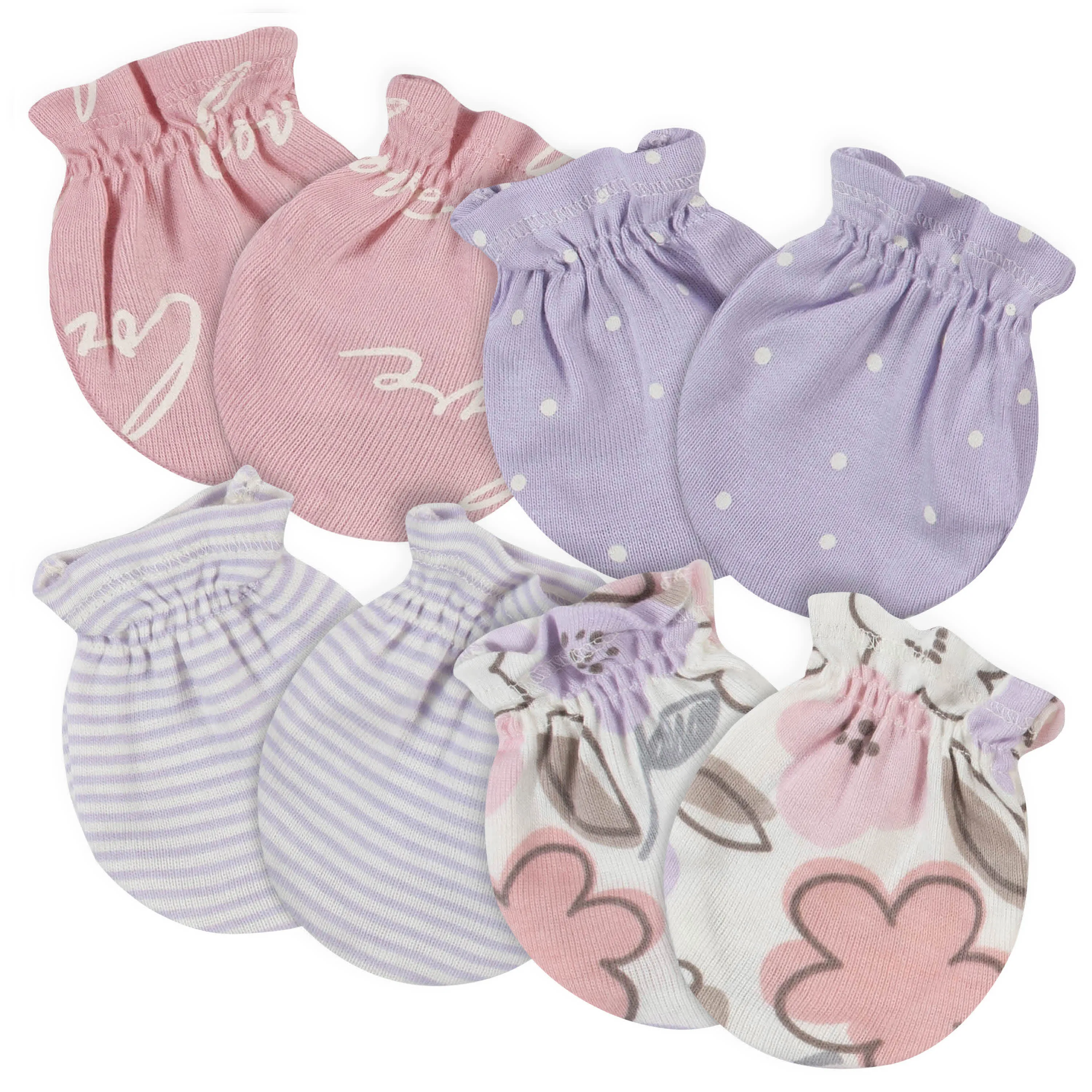 18-Piece Baby Girls Bunny Ballerina Onesies Bodysuit, Mitten, Cap, & Sock Set