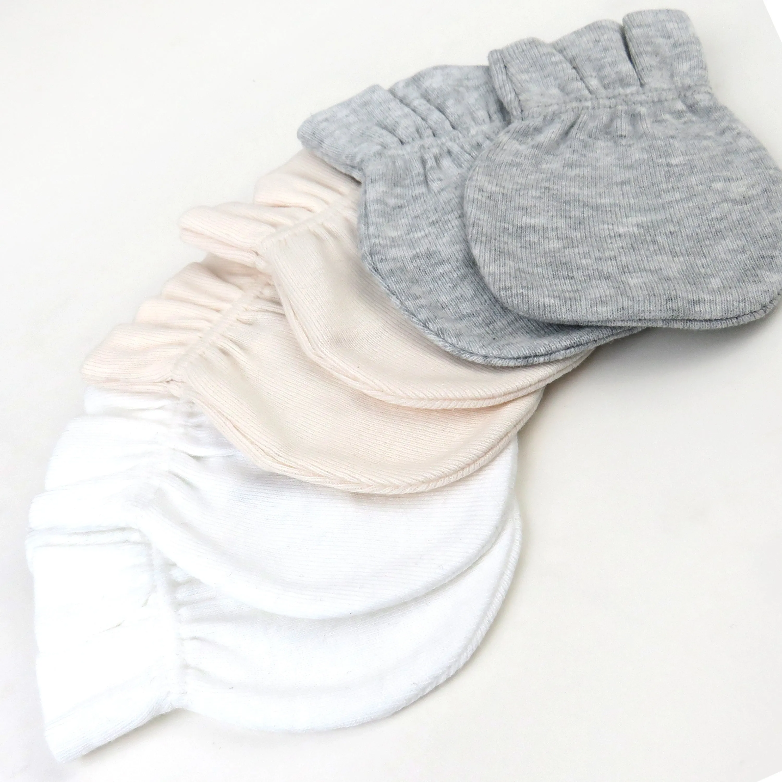 3-Pack Organic Cotton Mitts