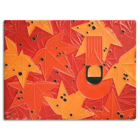 8x6 Under the Sweetgum Tile (Charley Harper) by Motawi Tileworks