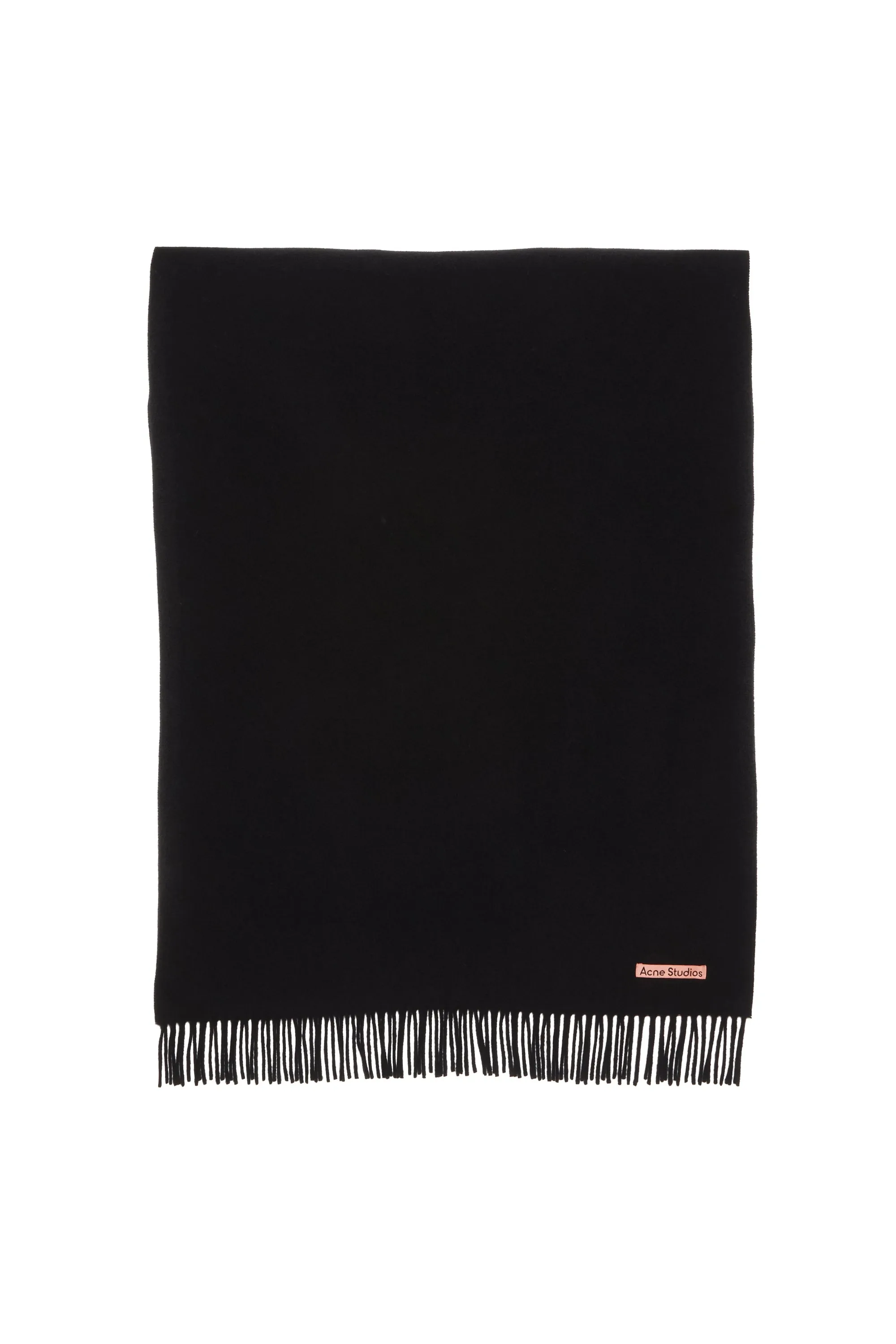 Acne Studios Fringe Wool Scarf - Oversized