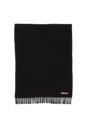 Acne Studios Fringe Wool Scarf - Oversized