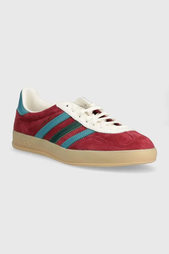 adidas Originals suede sneakers Gazelle maroon color