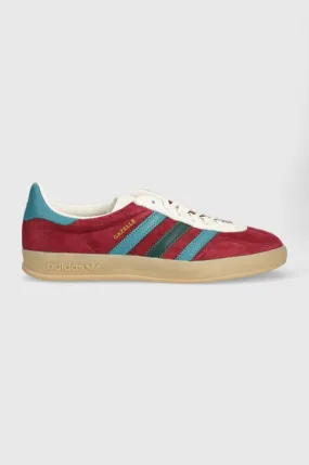 adidas Originals suede sneakers Gazelle maroon color