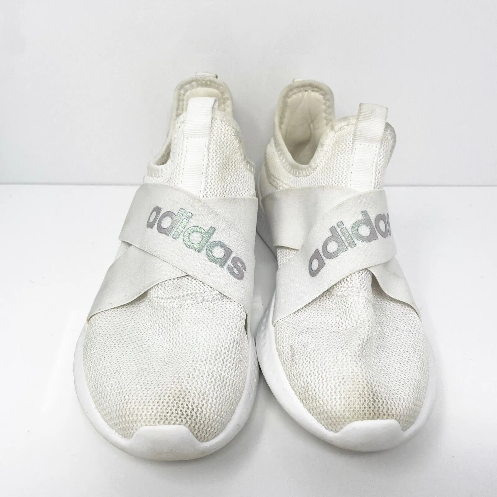 Adidas Womens Puremotion Adapt H02008 White Running Shoes Sneakers Size 7.5