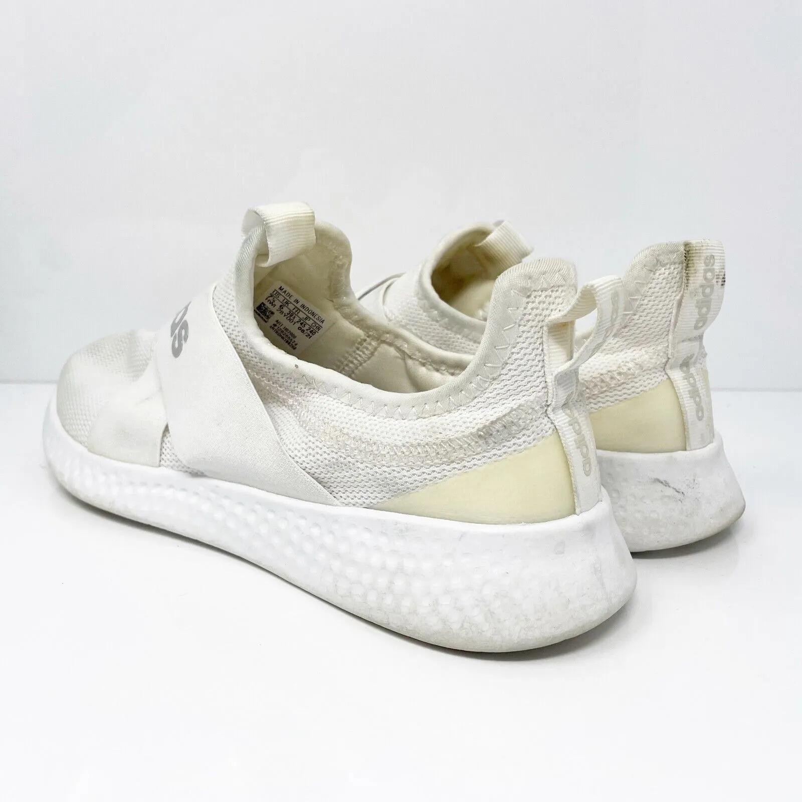 Adidas Womens Puremotion Adapt H02008 White Running Shoes Sneakers Size 7.5