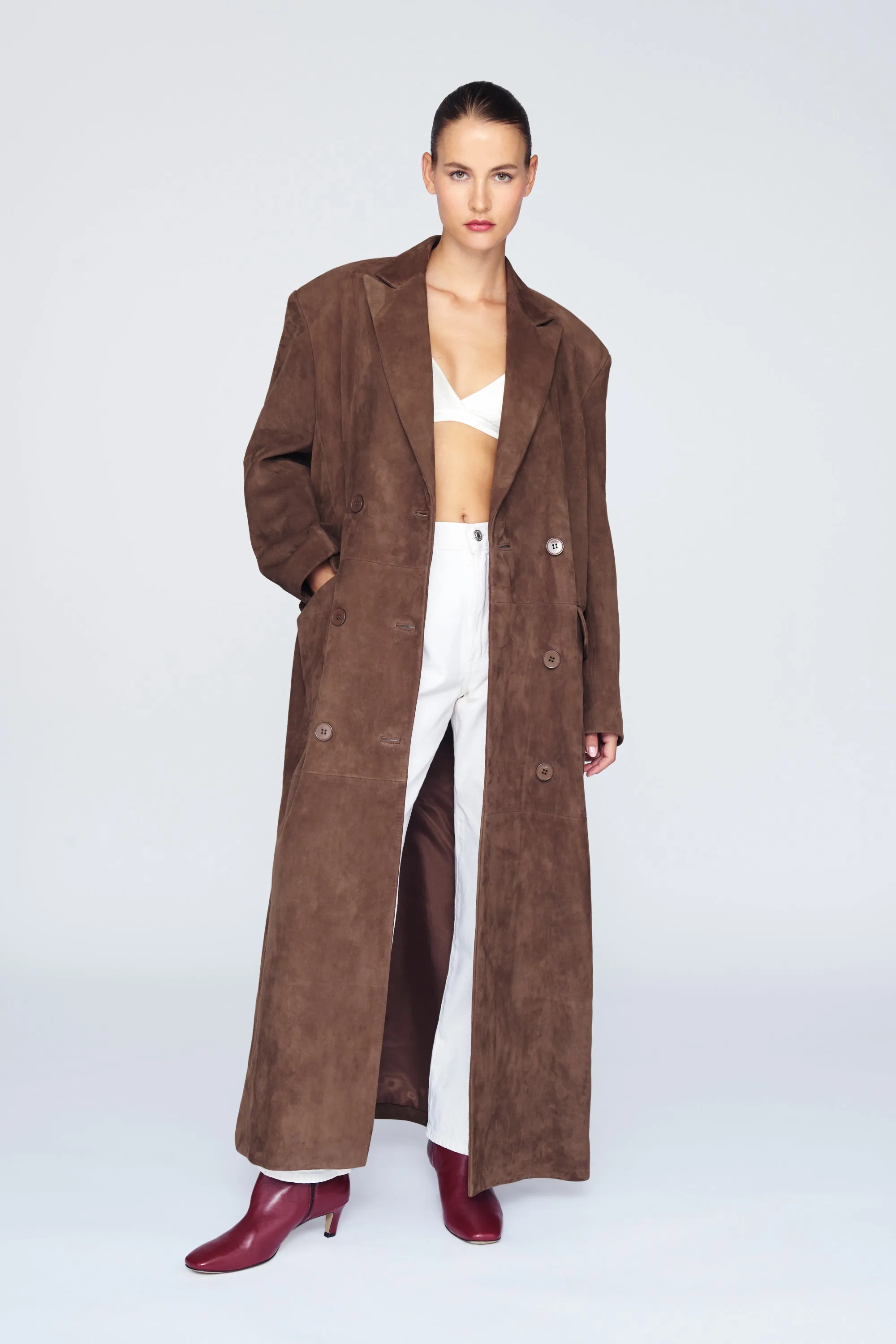 Aggie Suede Coat