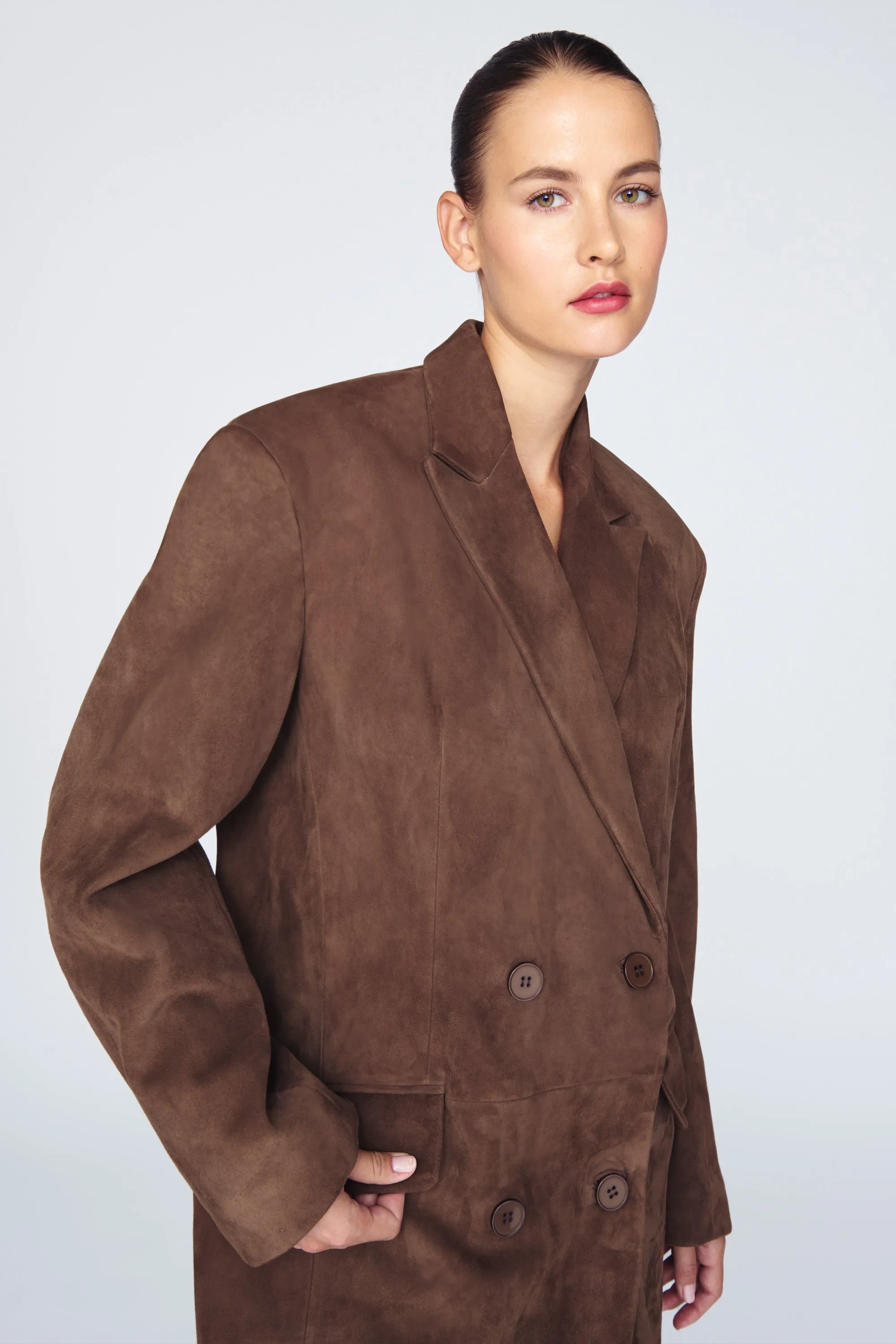 Aggie Suede Coat