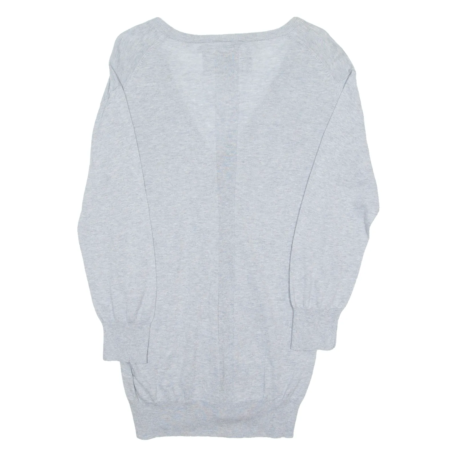 ALL SAINTS Womens Cardigan Grey V-Neck Tight Knit XS