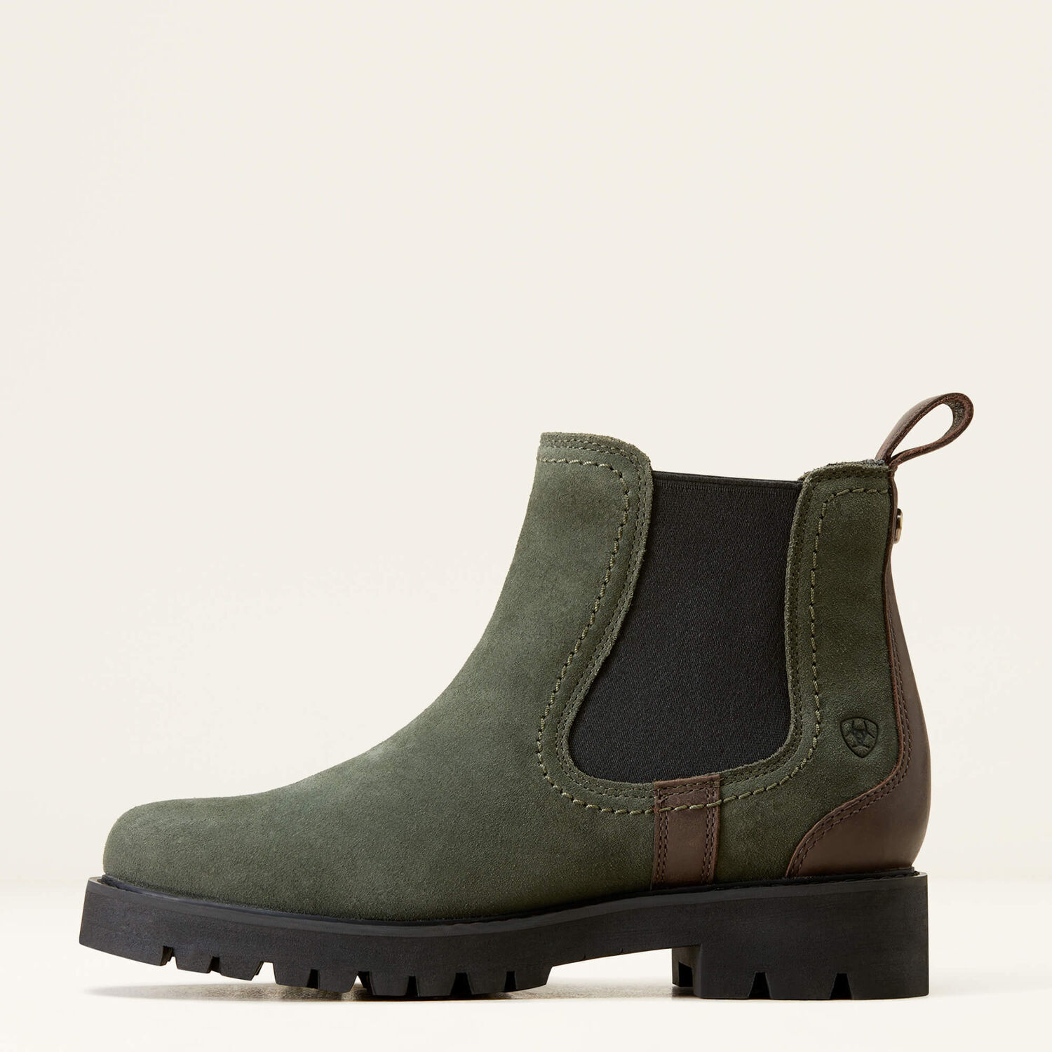 Ariat Women's Wexford Lug Waterproof Chelsea Boot in Forest Night