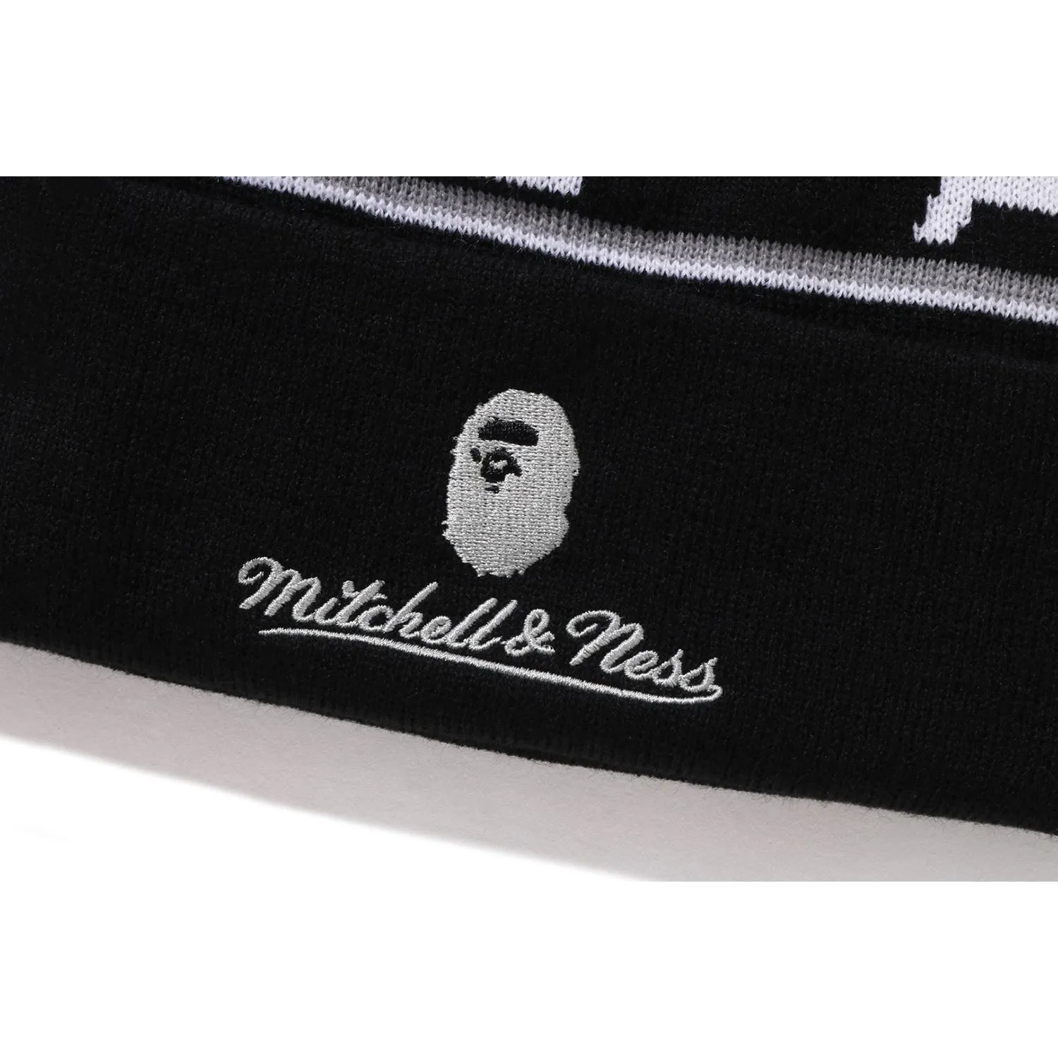 BAPE X MITCHELL & NESS NHL POM BEANIE MENS