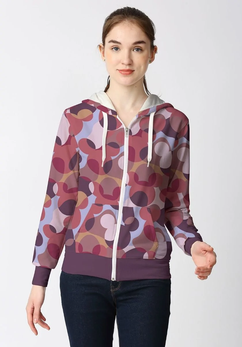 Berry Disney Women Zipper Hoodie