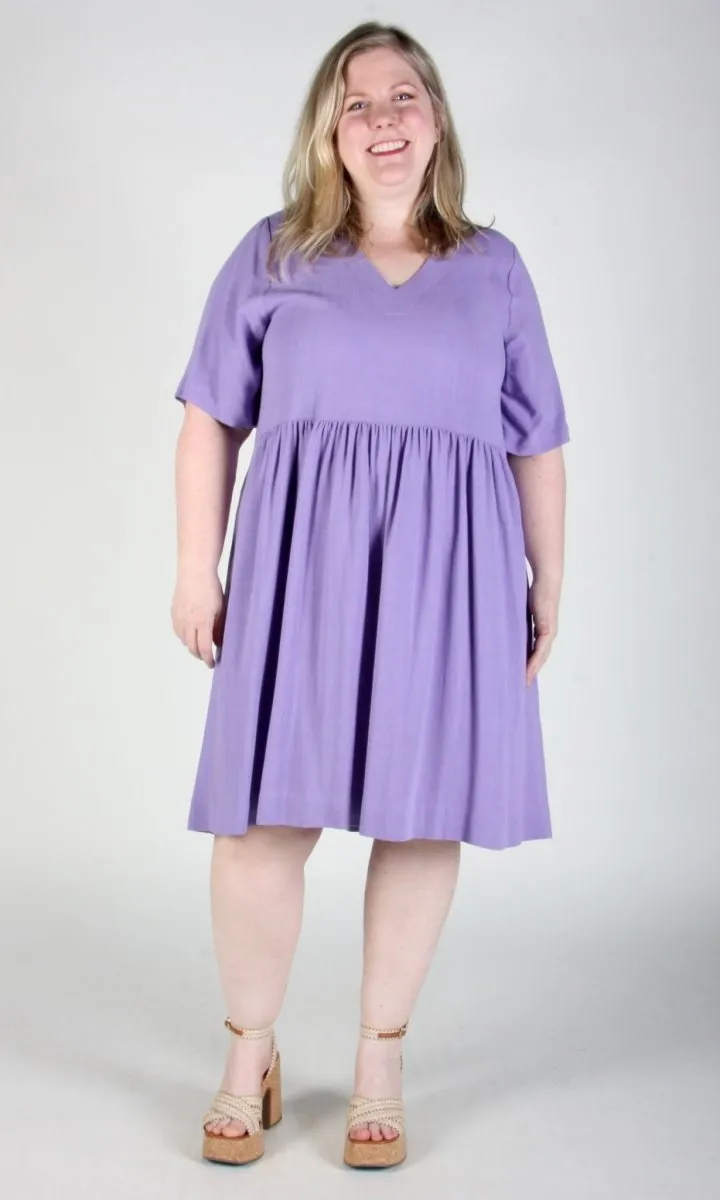 Birds of North America Kiskadee Dress (Lilac)