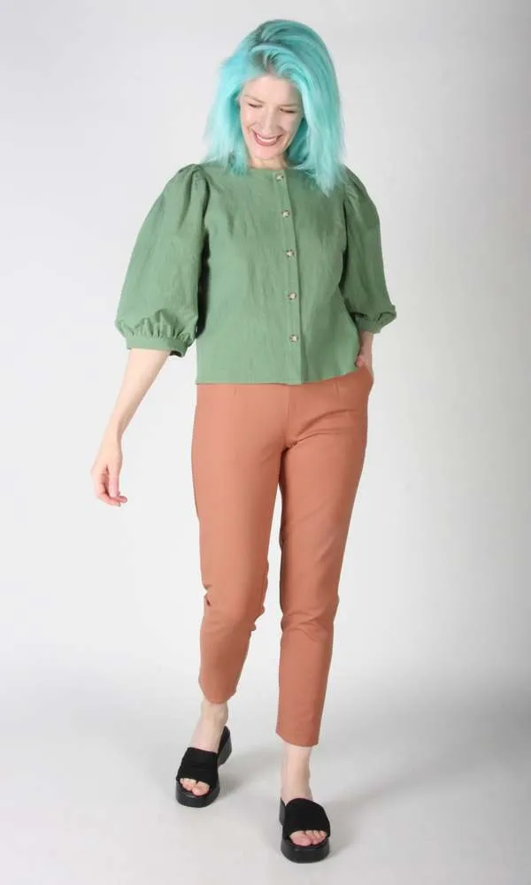 Birds of North America Serin Blouse (Sage)