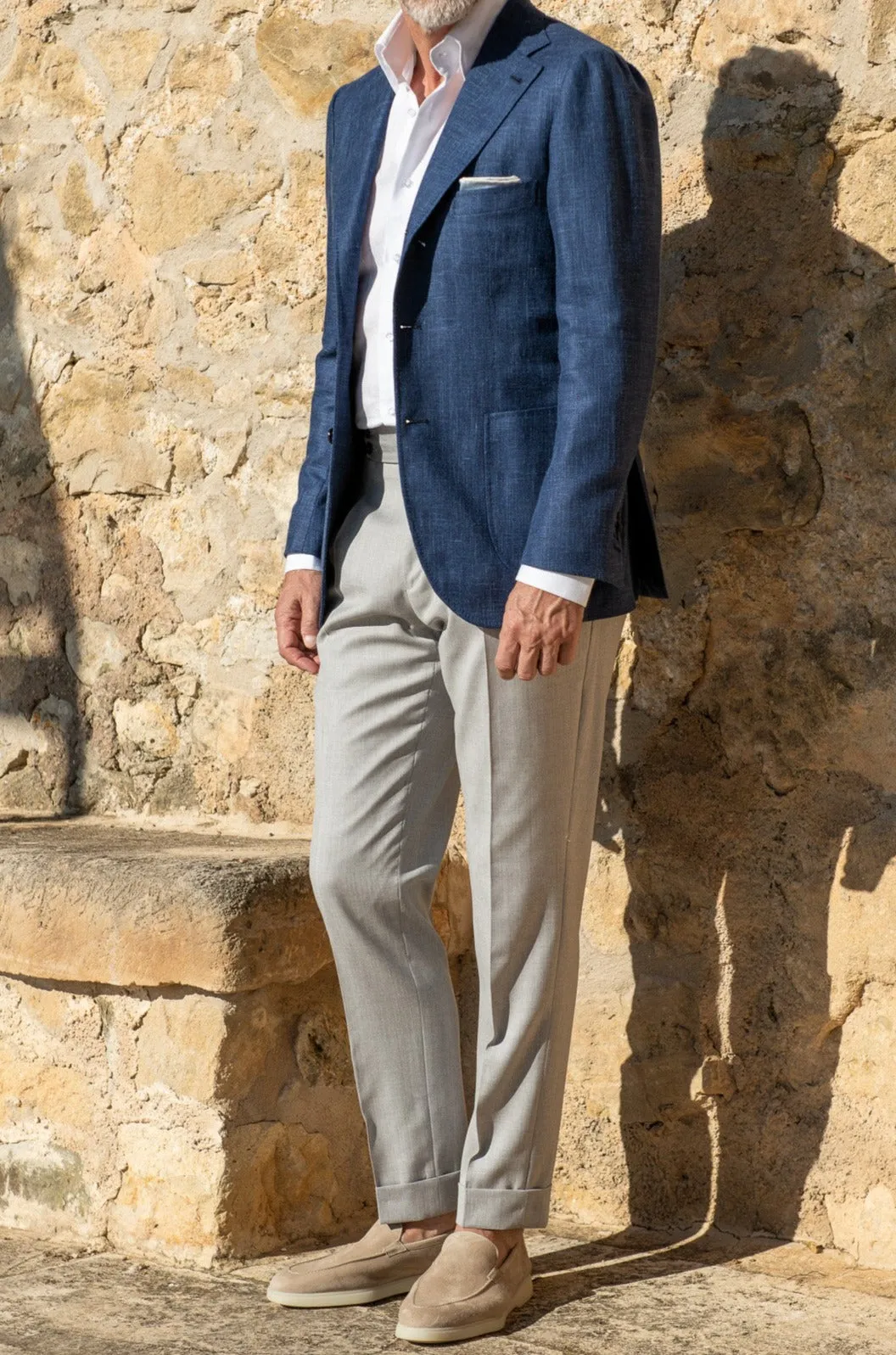 Blue jacket Neapolitan Capsule Collection - Made in Italy