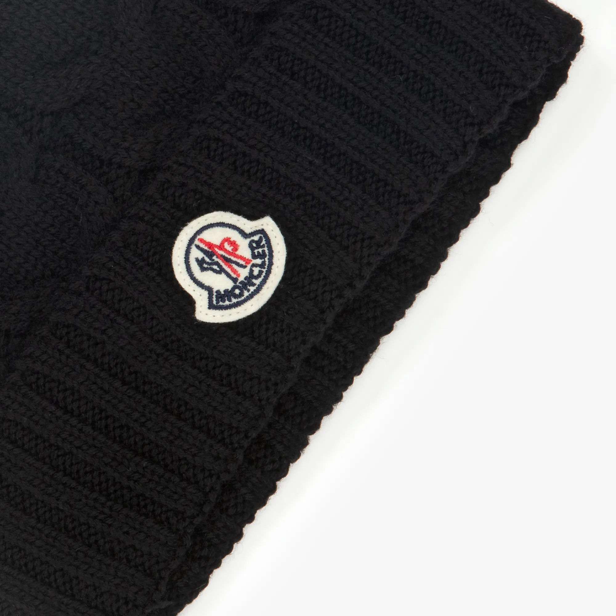 Boys Black Wool Beanie Hat