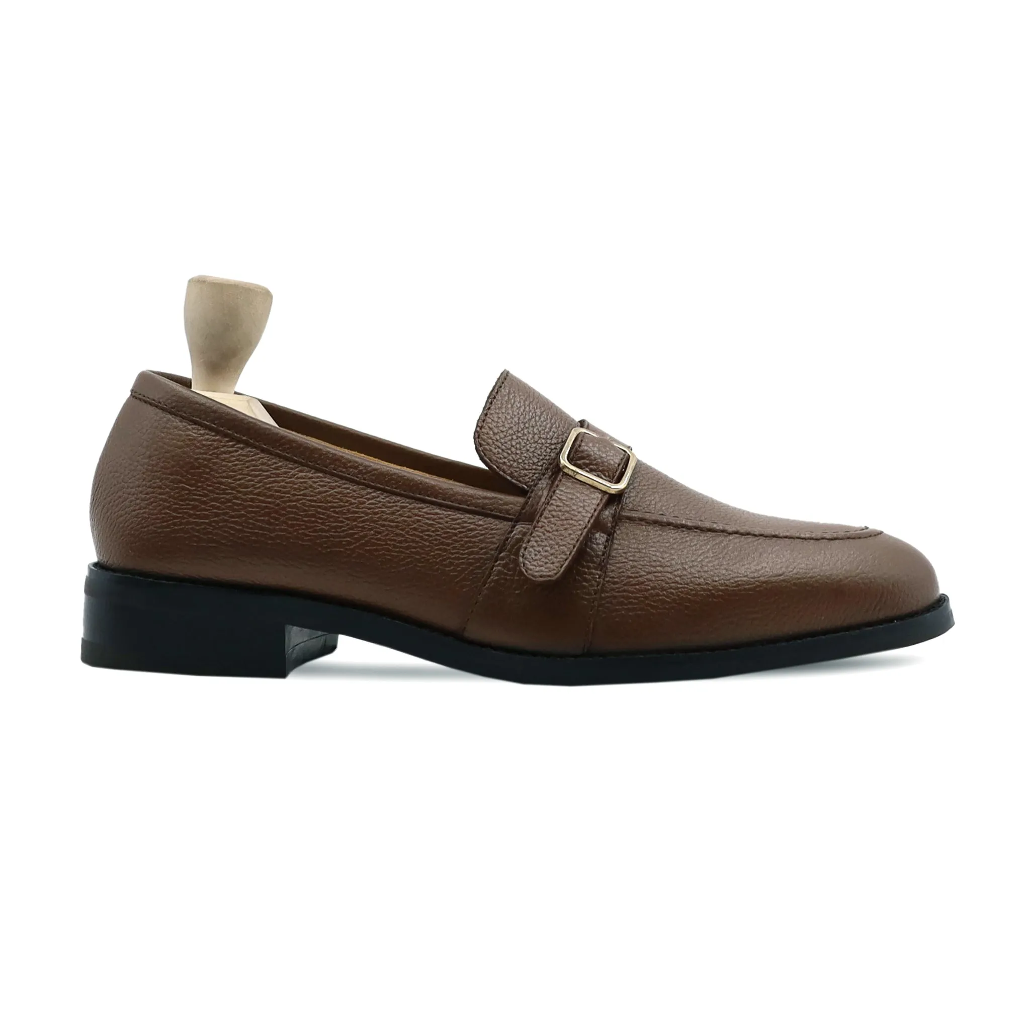 BRASILIA - BROWN PEBBLE GRAIN LOAFER