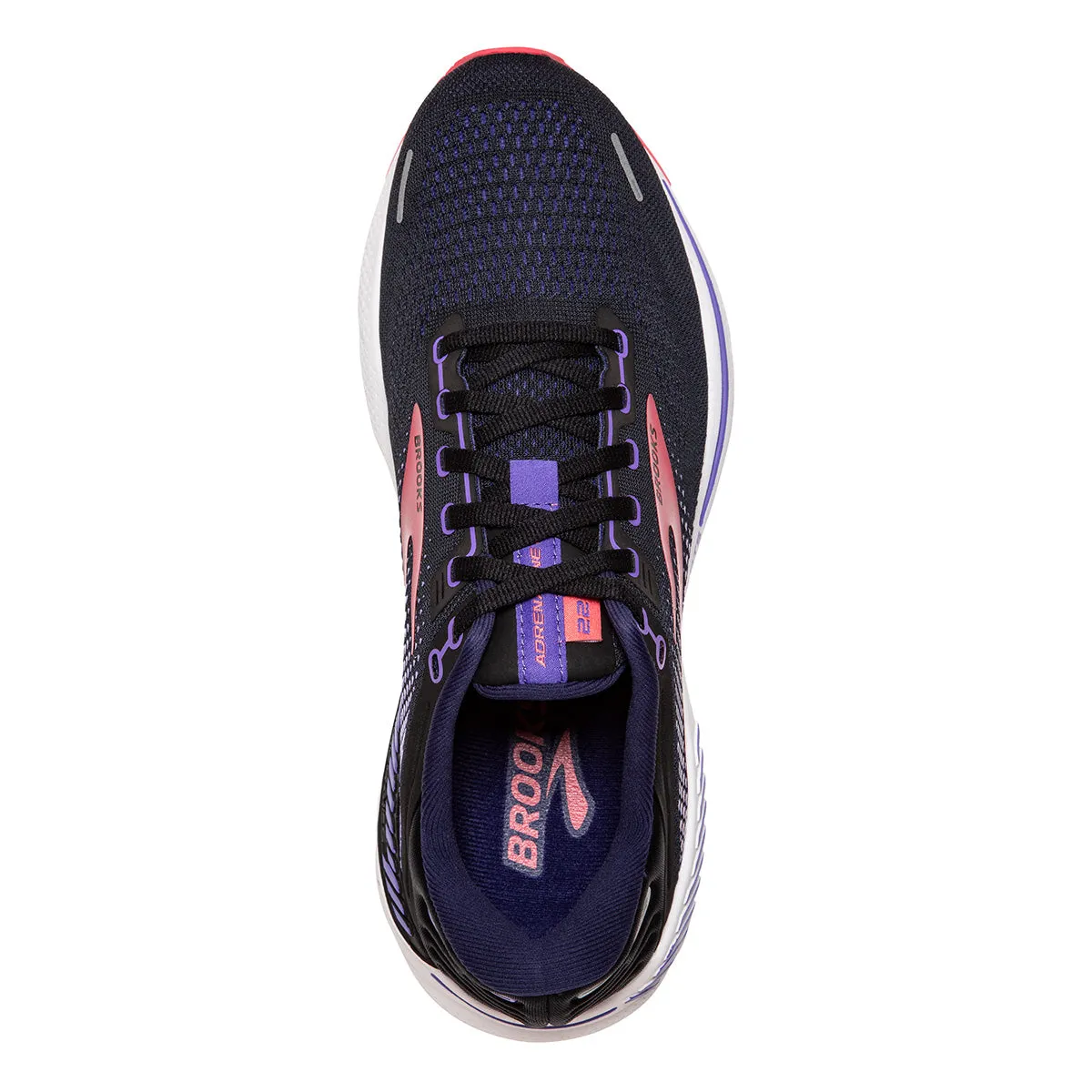 Brooks Adrenaline GTS 22 - Black - Purple - Coral