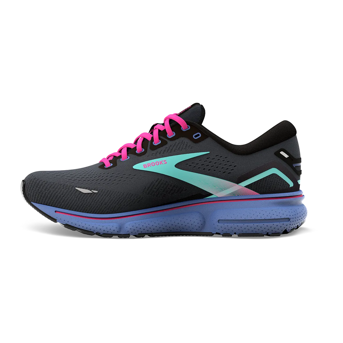 Brooks Ghost 15 - Black - Blue - Aruba