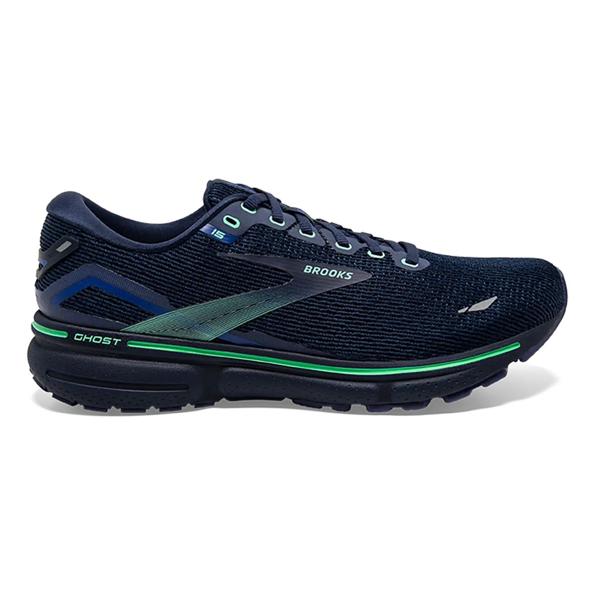 Brooks Ghost 15 - Crown Blue - Black - Green