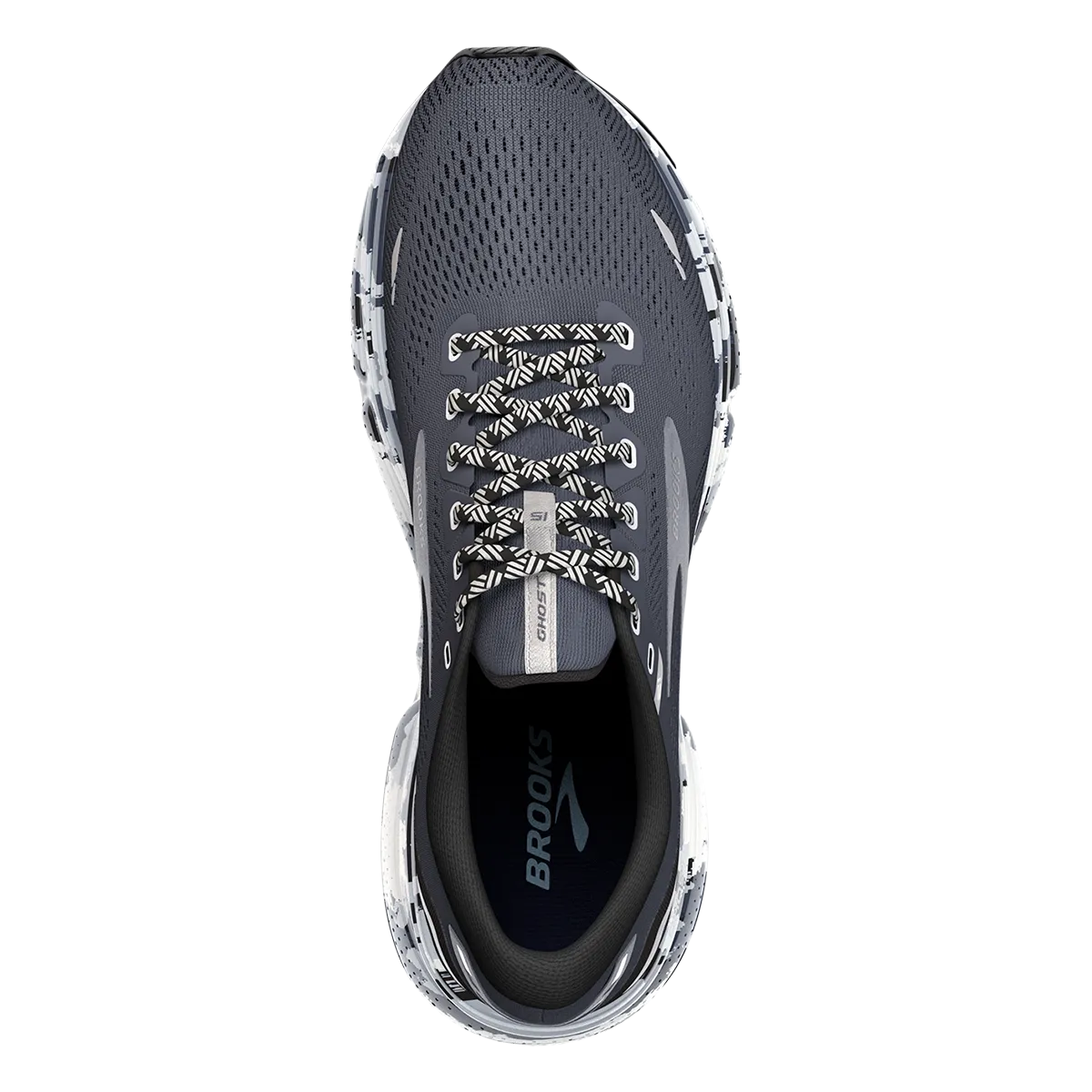 Brooks Ghost 15 - Ebony - Black - Oyster