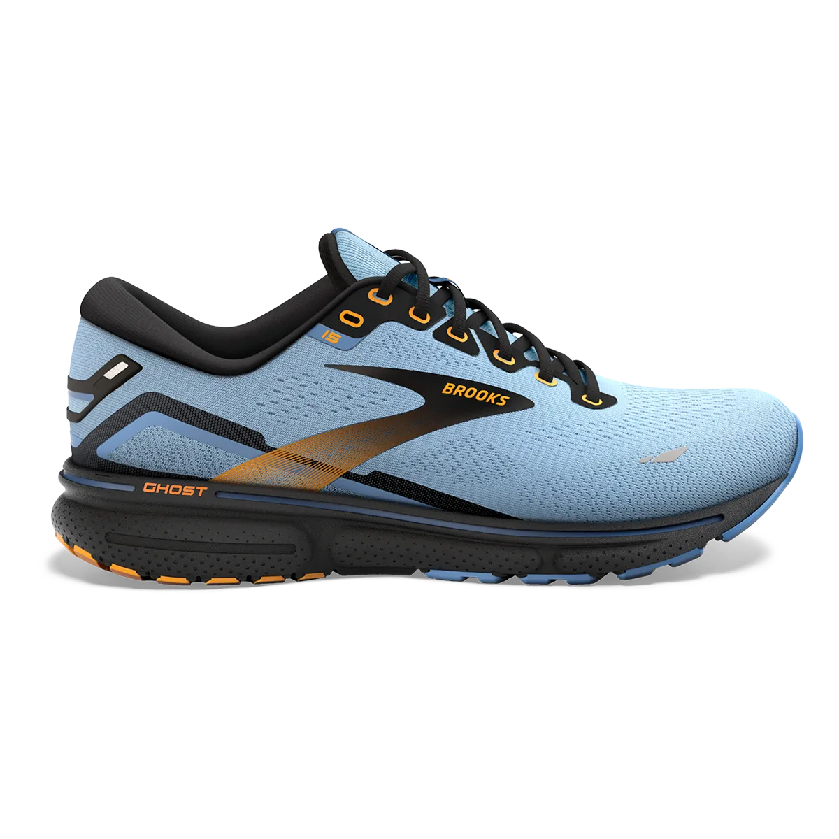 Brooks Ghost 15 - Light Blue - Black - Yellow