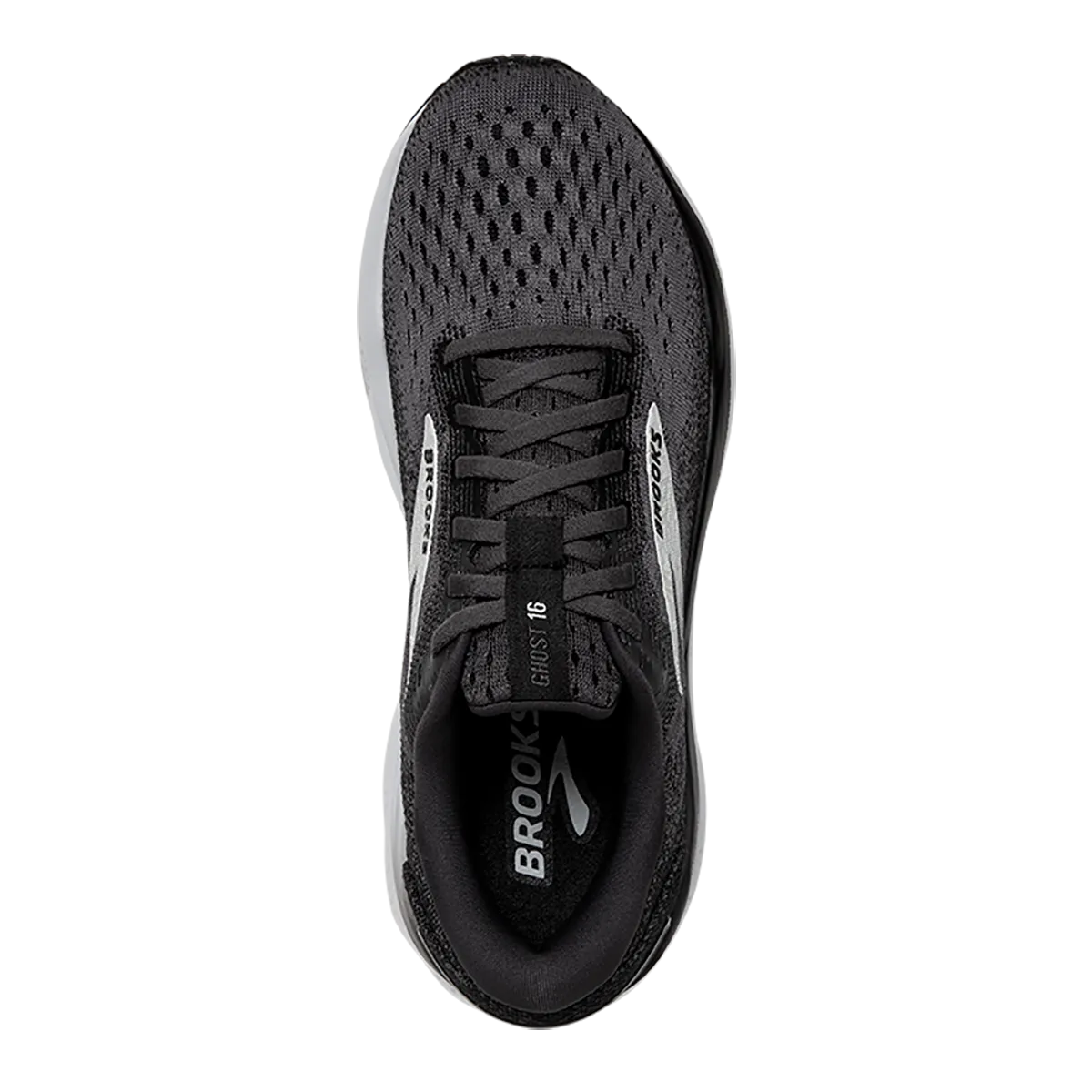 Brooks Ghost 16 - Black - Grey - White