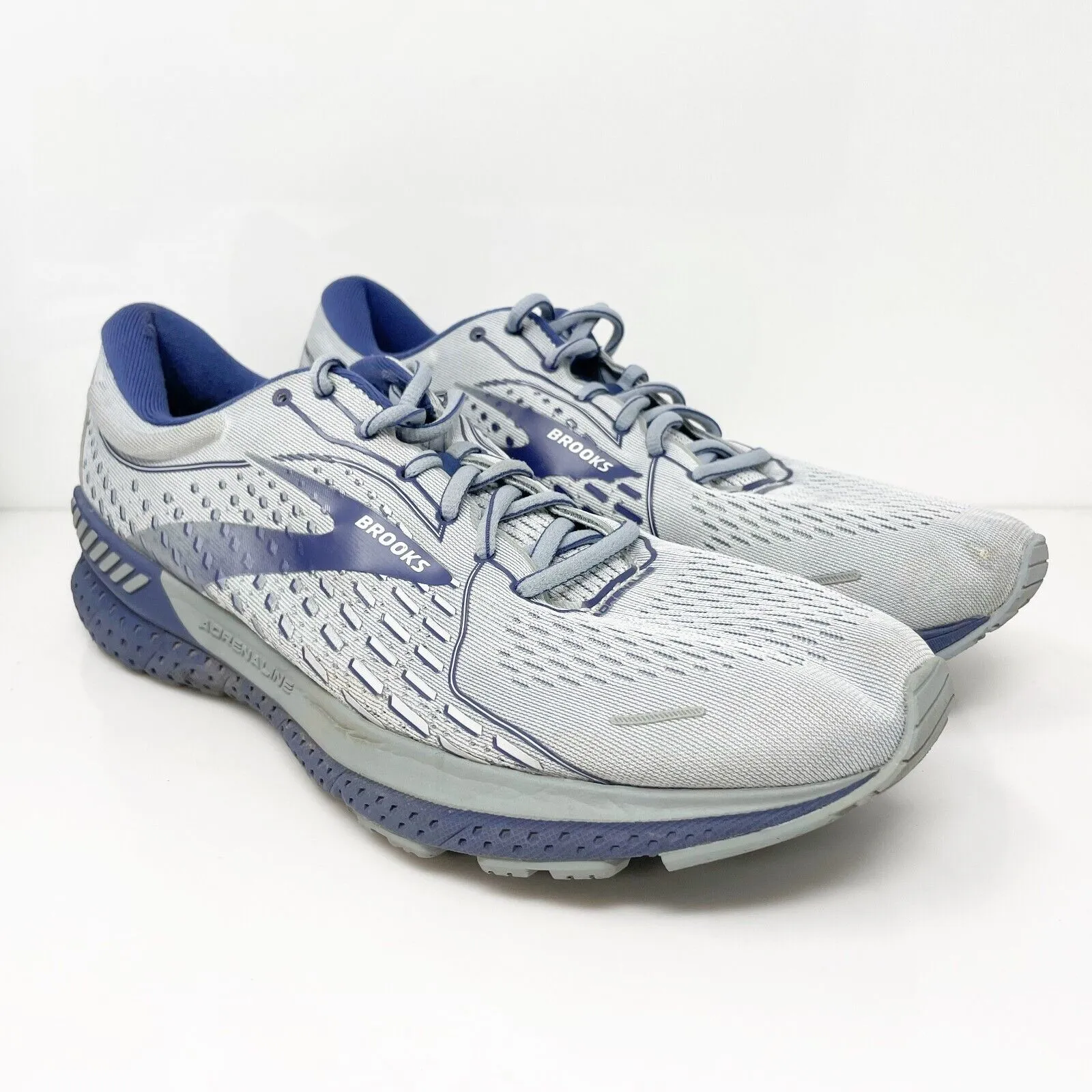 Brooks Mens Adrenaline GTS 21 1103491D006 Gray Running Shoes Sneakers Sz 11.5 D