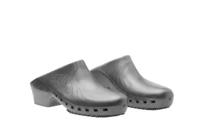 Calzuro Classic clogs without Upper Holes - Metal Grey