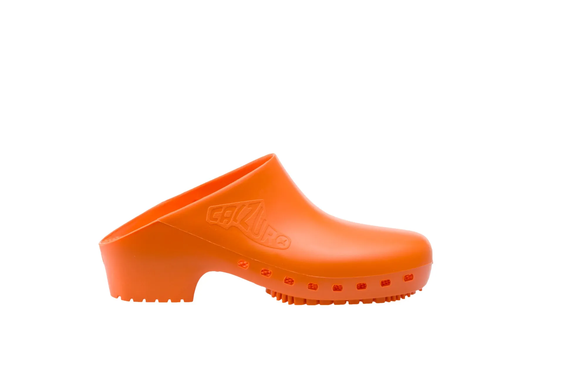 Calzuro Classic clogs without Upper Holes - Orange