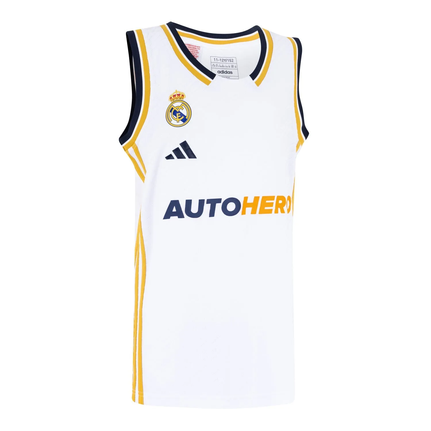 Camiseta Niños Baloncesto Primera Equipación Blanca 23/24