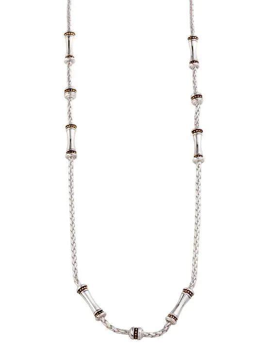 Canias Collection Link and Charm Necklace 18 by John Medeiros