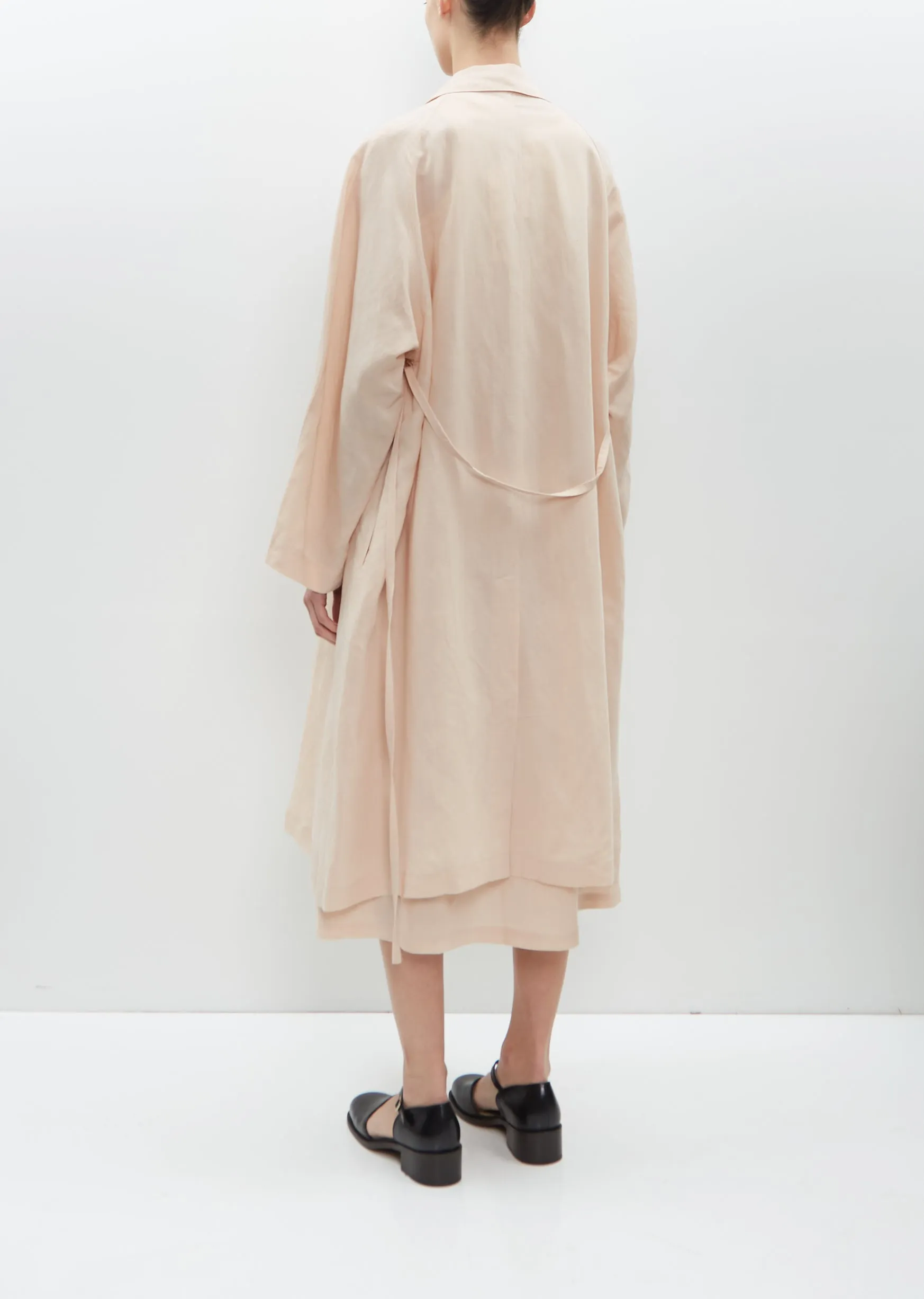 Cat Linen-Tencel Duster Coat