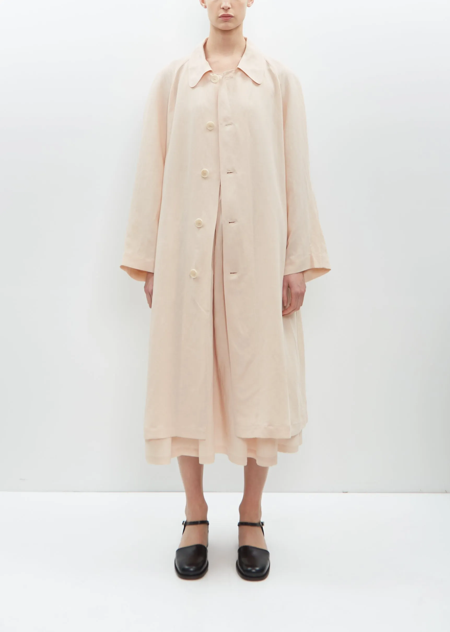 Cat Linen-Tencel Duster Coat