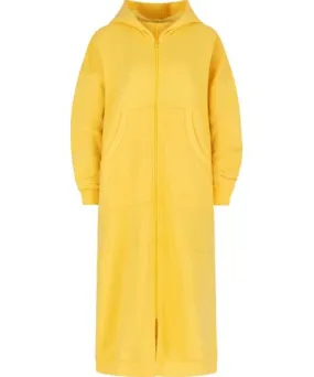 Clothes by Locker Room Women's Yellow / Orange Relaxed Long Hoodie In Yellow