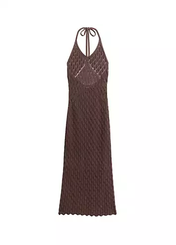 Crochet Halter Maxi Dress by Superdry | Look Again