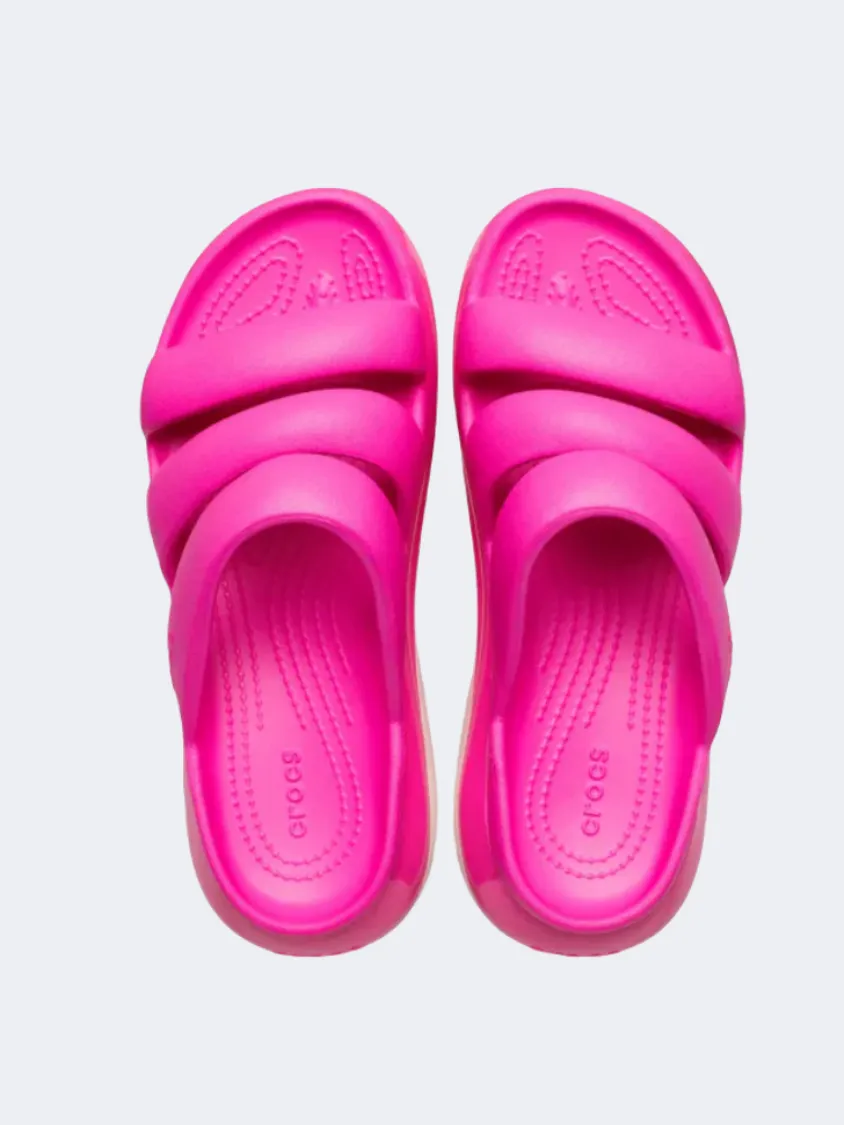 Crocs Mega Crush Triple Unisex Lifestyle Slippers Pink Crush