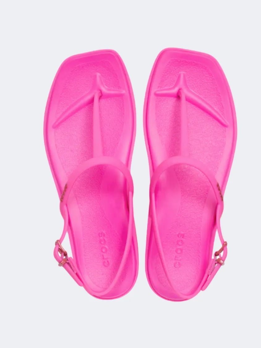 Crocs Miami Thong Women Lifestyle Slippers Pink Crush