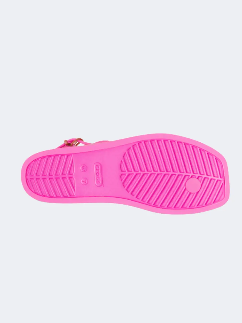 Crocs Miami Thong Women Lifestyle Slippers Pink Crush