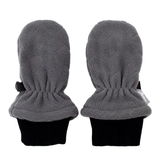 Dark Grey | Fleece Mittens