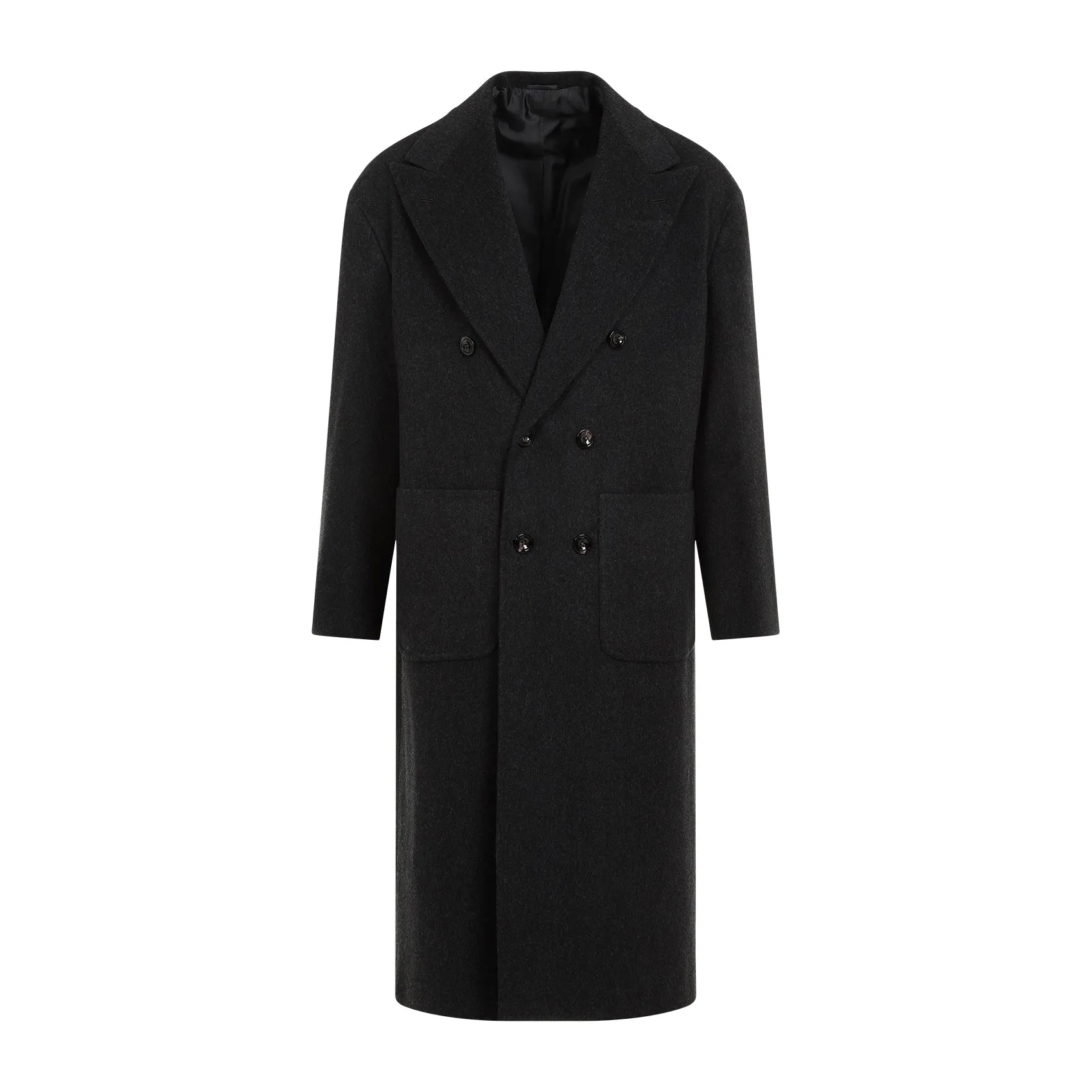 Dark Grey Tib Virgin Wool Coat