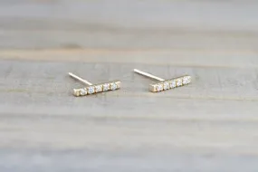 Diamond Bar Studs