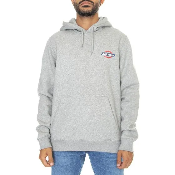 Dickies Mens Ruston Hoodie Grey Melange Sweat