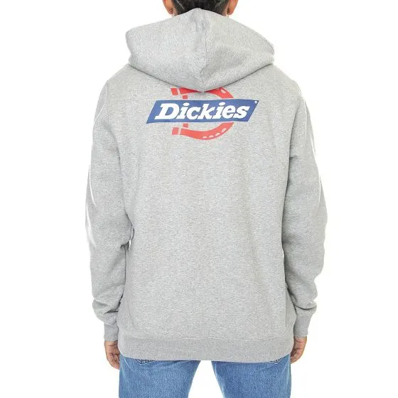 Dickies Mens Ruston Hoodie Grey Melange Sweat