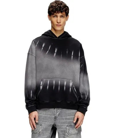 Diesel Tie-dyed hoodie with logo print