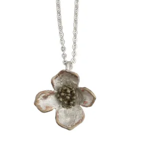 Dogwood 16 Inch Adjustable Pendant Necklace by Michael Michaud