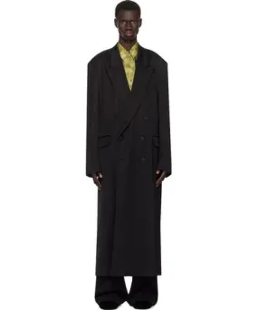 Dries Van Noten Black Oversized Coat