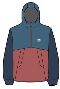 Dusk Recycled Insulated Anorak - Blue Steel