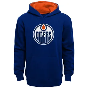 EDMONTON OILERS YOUTH PRIME PULLOVER FLEECE HOODIE