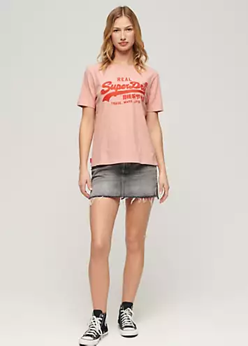 Embroidered Vl Relaxed T-Shirt by Superdry | Look Again